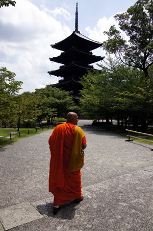 東寺の五重塔　kyoto toji-temple five story pagoda
